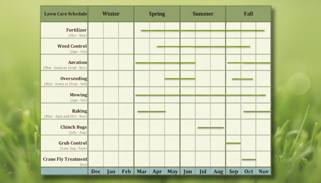 lawn care schedule